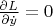 $\frac{\partial L}{\partial \dot{y}}=0$