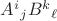 $A^i{}_jB^k{}_\ell$