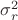 $\sigma^2_r$