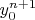 $y^{n+1}_{0}$