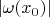$|\omega(x_0)|$