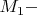 $M_1-$