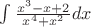 $\int \frac{x^3-x+2}{x^4+x^2}dx$