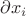 $\partial x_i$