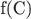 f(C) f(C)