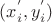 $(x_i^{'}, y_i^{'})$