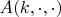 $A(k,\cdot,\cdot)$