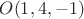 $O(1,4,-1)$