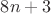 $8n+3$