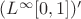 $(L^\infty[0,1])'$