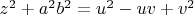 $z^2+a^2b^2=u^2-uv+v^2$