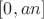 $[0,an]$