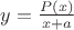 $y=\frac {P(x)}{x+a}$