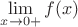 $\displaystyle \lim_{x \to 0+}f(x)$