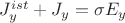 $J^{ist}_y+J_y=\sigma E_y$
