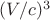 $(V/c)^3$
