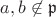 $a,b\not\in\mathfrak{p}$