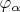 $\varphi_\alpha$