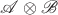 $\mathscr A\otimes\mathscr B$
