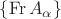 $\{\operatorname{Fr} A_\alpha\}$