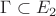 $\Gamma \subset E_2$