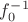 $f_0^{-1}$