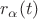 ${\bm r}_\alpha(t)$