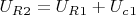 $U_R_2=U_R_1+U_c_1$