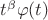 $t^{\beta}\varphi(t)$