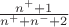$\frac{n^{+}+1}{n^{+}+n^{-}+2}$ $\frac{n^{+}+1}{n^{+}+n^{-}+2}$