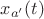 $x_{a'}(t)$