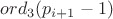 $ord_3(p_{i+1}-1) $