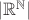 $\lvert \mathbb R ^ \mathbb N \rvert$