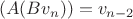 $$(A (B v_n)) = v_{n-2}