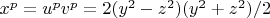$x^p=u^pv^p=2(y^2-z^2)(y^2+z^2)/2$