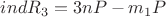 $ind R_3 = 3nP-m_1P$