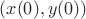 $(x(0),y(0))$