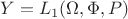$Y=L_1(\Omega,\Phi,P)$