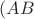 $(AB$