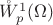 $\mathring{W}_p^1(\Omega)$