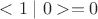 $<1\mid 0>=0$