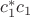 $c_1^*c_1$