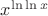 $x^{\ln \ln x}$