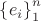$\[\left\{ {{e_i}} \right\}_1^n\]$