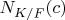 $N_{K/F}(c)$