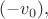 $(-v_0),$