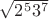 $\sqrt{2^53^7}$