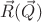 $\vec{R}(\vec{Q})$
