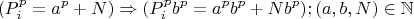 $$(P_i^p=a^p+N) \Rightarrow (P_i^pb^p=a^pb^p+Nb^p); (a,b,N)\in \mathbb {N}$$