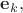 $\mathbf{e}_k,$